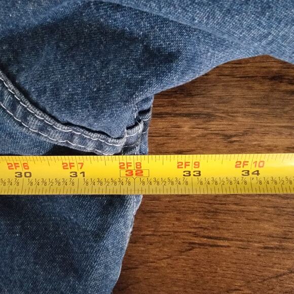 Dickies Denim Barn Chore Work Jacket Coat Sz 4XL Blanket Lined *PAINT* VTG 90's - Picture 7 of 13